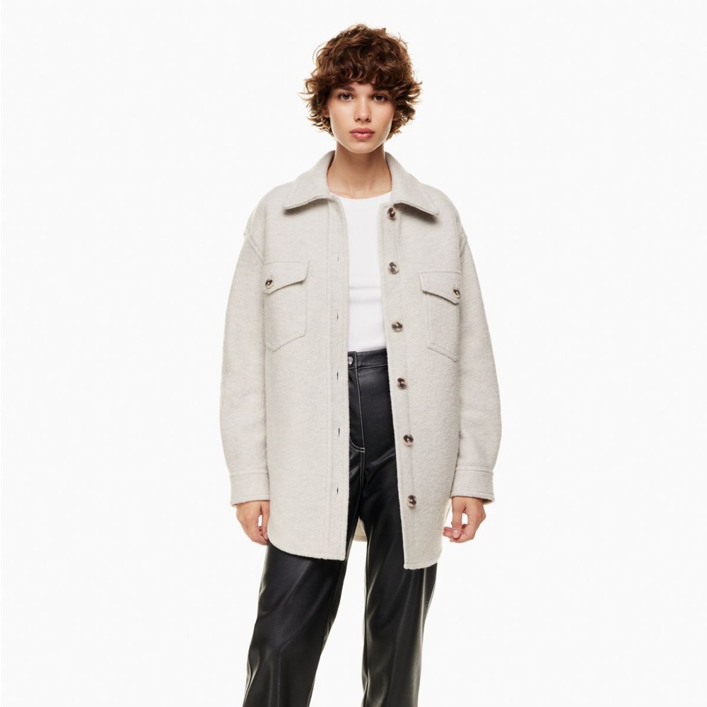 NWOT Wilfred Free The Ganna Shirt Jacket Aritzia